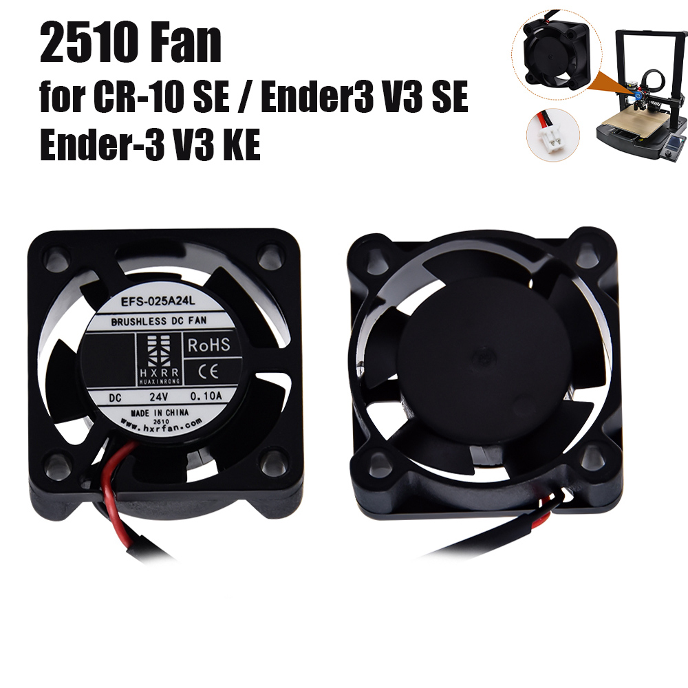 Creality Printer Ender 3 V3 - Ventilador con rodamiento de bolas 2510