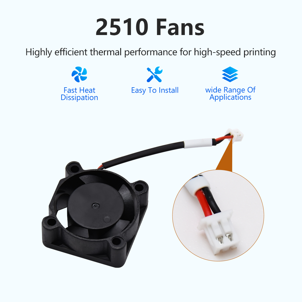 Ventilador con rodamiento de b - Creality Printer Ender 3 V3 reseña y precio