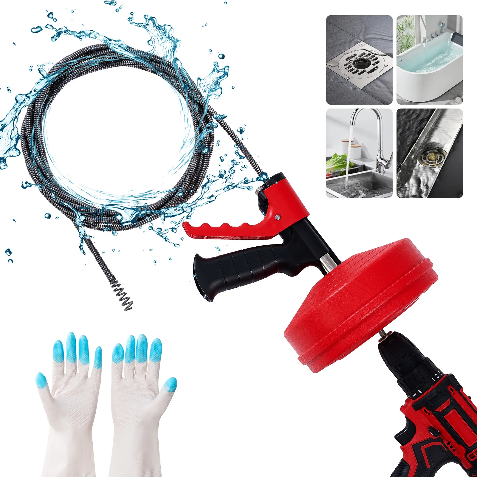 Desatascador de desagües profe - Drain Snake Flexible reseña y precio
