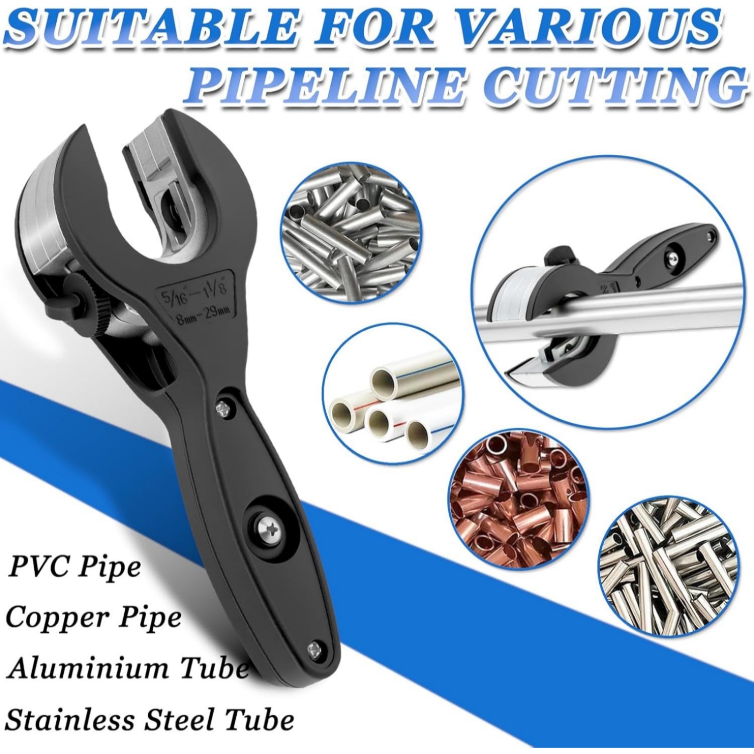 Cortador de Tubos con Mecanism - Pipe Cutter Ratchet reseña y precio