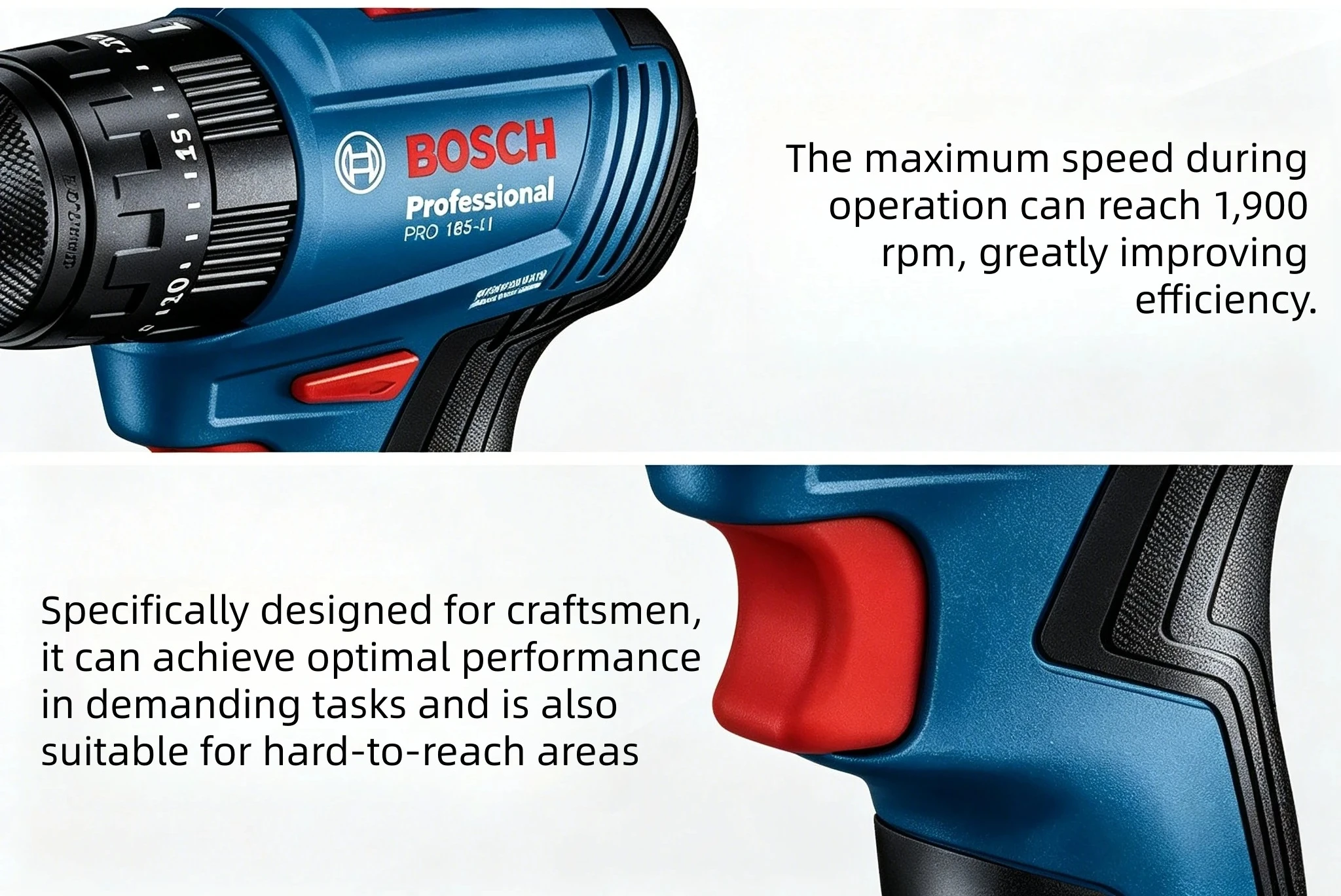 Taladro de impacto sin escobil - Bosch Drill Gsb 18V reseña y precio